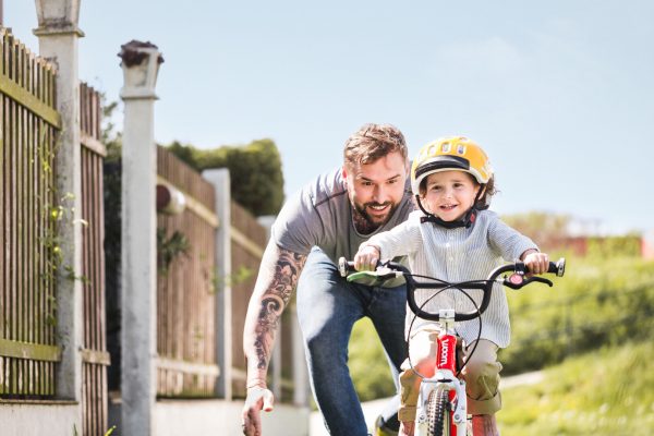 In fünf Schritten Fahrradfahren lernen
