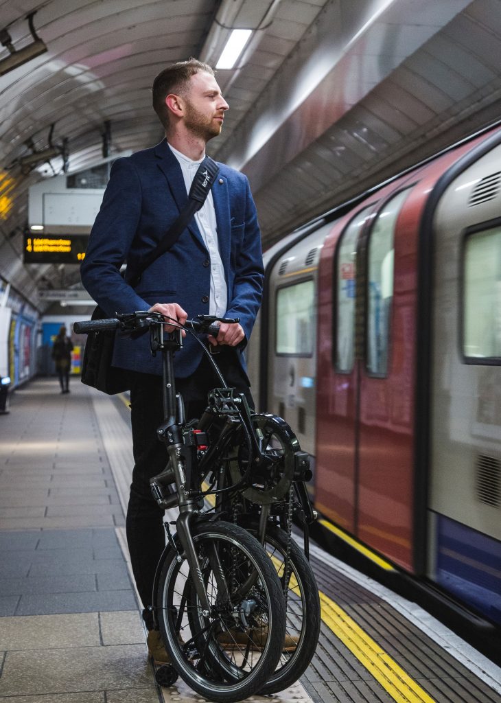 Ein Klapprad ist perfekt geeignet für die Stadt.